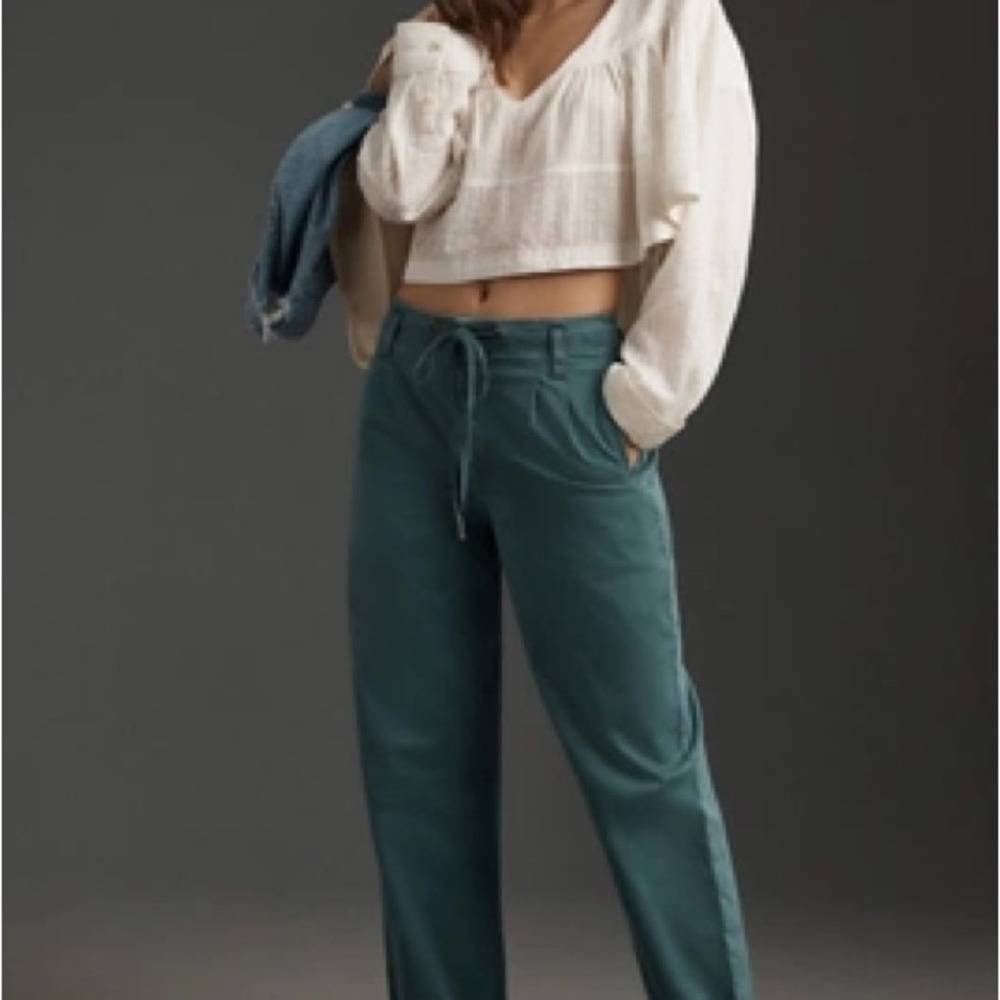 Pilcro Low-Rise Chino Pants
